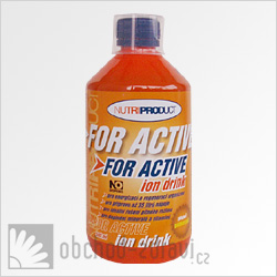 For Active Ion Drink 500 ml - pomeranč