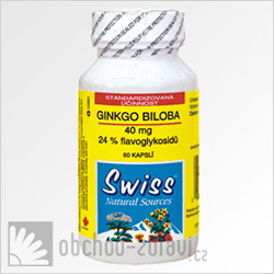 Swiss Ginkgo biloba 40 mg 60 cps