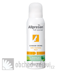 Allpresan® PediCARE 3 krémová pěna na velmi suchou pokožku s vůní limetky a máty 125 ml