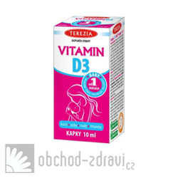 TEREZIA Vitamin D3 400 IU kapky 10 ml