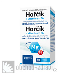 Biotter Hok 125 mg s vitamnem B6 50 tbl AKCE