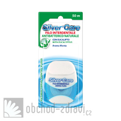 SilverCare Dentální nit antibakteriální 50 m AKCE