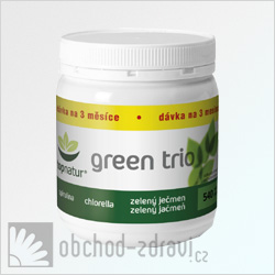 Green Trio Chlorella+Spirulina+Zelen jemen 540 tbl