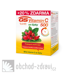 GS Vitamin C 500 + pky, 50+10 tbl