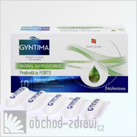 Fytofontana Gyntima vaginální čípky s probiotiky Forte 10 ks