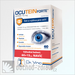 Ocutein Forte Lutein 15 mg 60+15 tob zdarma