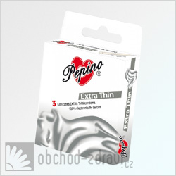 Pepino prezervativ Extra Thin 3 ks